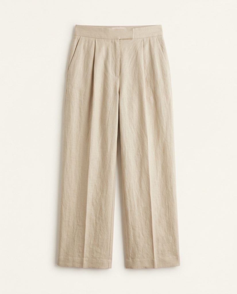 Linen Wide-Leg Pant