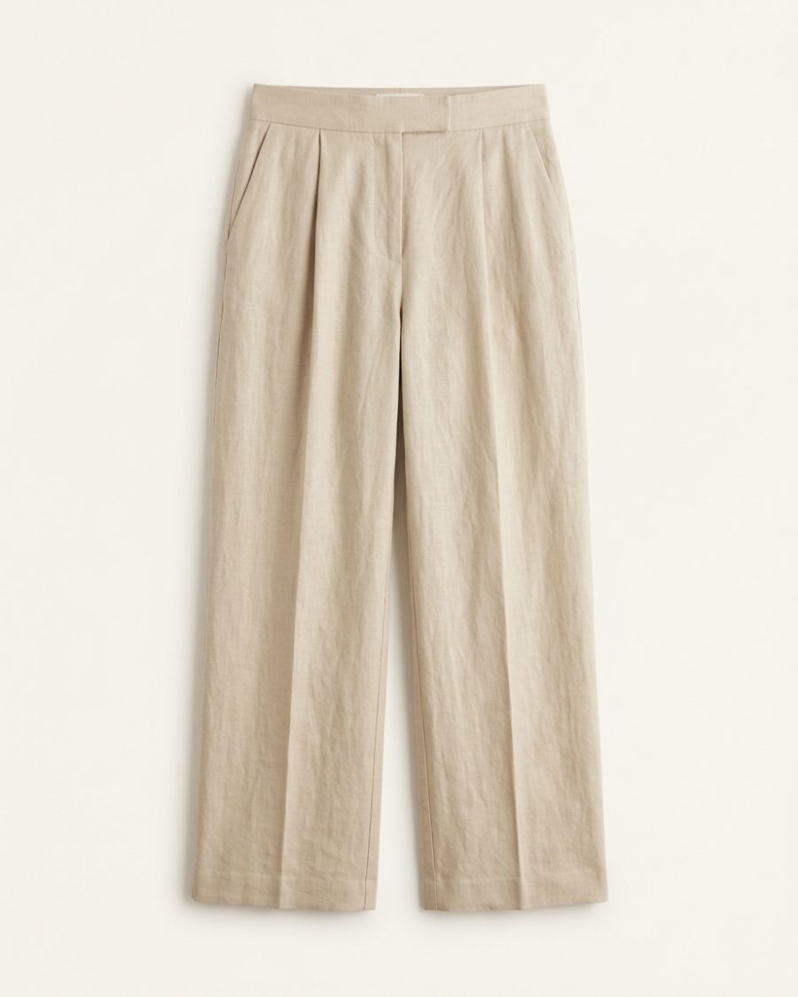 Linen Wide-Leg Pant